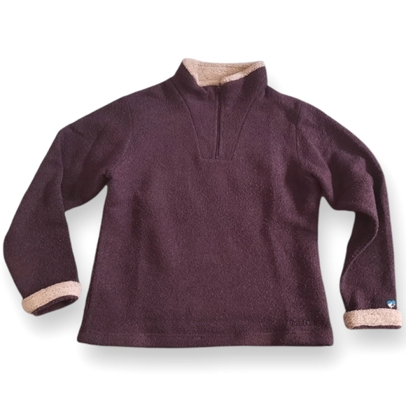 Kuhl Alfpaca Fleece Silver Oak Purple Zip Up Jacket Size Small - Picture 1 of 5